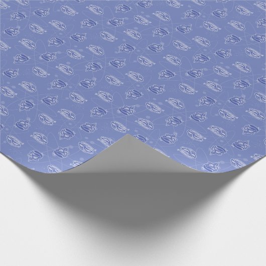 Dexter en Mandark Atomic Pattern Cadeaupapier (Hoek)