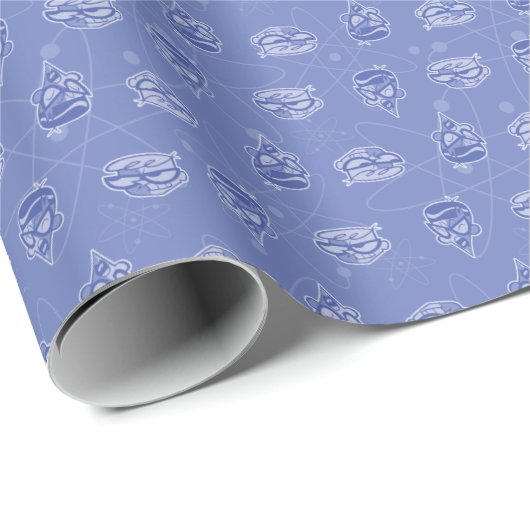 Dexter en Mandark Atomic Pattern Cadeaupapier (Rol Hoek)