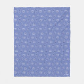 Dexter en Mandark Atomic Pattern Fleece Deken (Voorkant)