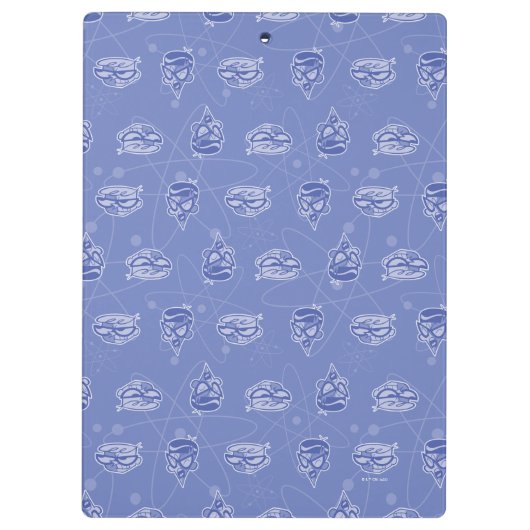 Dexter en Mandark Atomic Pattern Klembord (Achterkant)