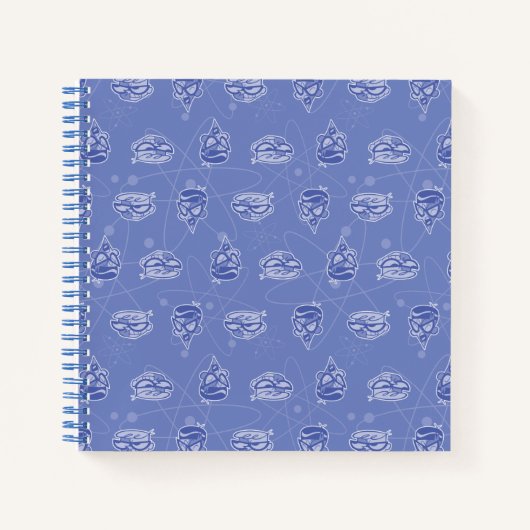 Dexter en Mandark Atomic Pattern Notitieboek (Voorkant)