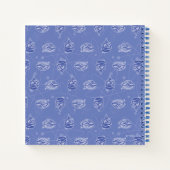 Dexter en Mandark Atomic Pattern Notitieboek (Achterkant)