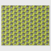 Dexter "Eureka!" Halftone Callout Grafisch Cadeaupapier (Vlak)