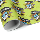 Dexter "Eureka!" Halftone Callout Grafisch Cadeaupapier (Rol Hoek)