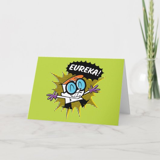 Dexter "Eureka!" Halftone Callout Grafisch Kaart (Voorkant)