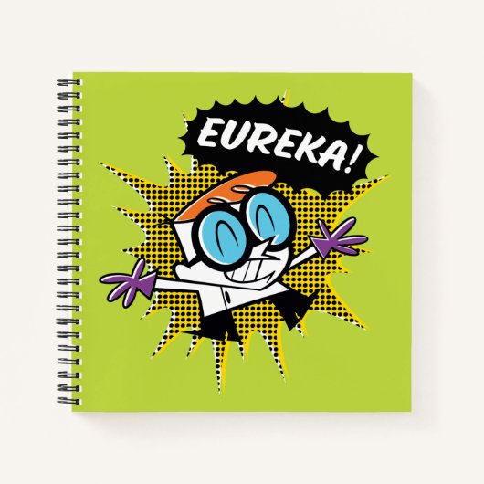 Dexter "Eureka!" Halftone Callout Grafisch Notitieboek (Voorkant)