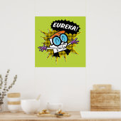 Dexter "Eureka!" Halftone Callout Grafisch Poster (Keuken)
