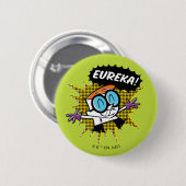 Dexter "Eureka!" Halftone Callout Grafisch Ronde Button 5,7 Cm (Voorkant /achterkant)