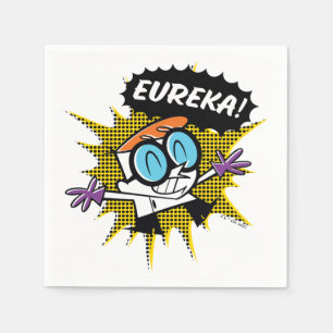 Dexter "Eureka!" Halftone Callout Grafisch Servet
