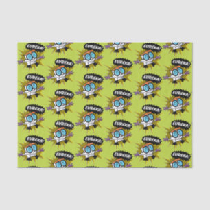 Dexter "Eureka!" Halftone Callout Grafisch Tissuepapier