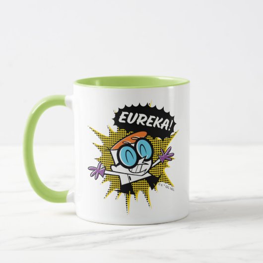 Dexter "Eureka!" Halftone Callout Graphic Mok (Links)