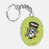 Dexter "Eureka!" Halftone Callout Graphic Sleutelhanger (Voorkant Links)