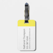 Dexter - ga uit mijn laboratorium!!! bagagelabel (Achterkant verticaal)