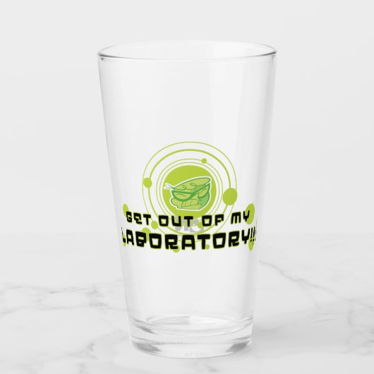 Dexter - ga uit mijn laboratorium!!! glas (Voorkant)