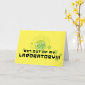 Dexter - ga uit mijn laboratorium!!! kaart (Gele Bloem)