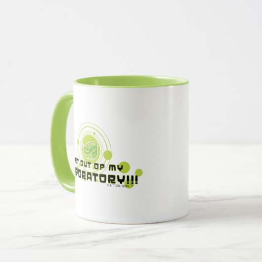 Dexter - ga uit mijn laboratorium!!! mok (Voorkant links)