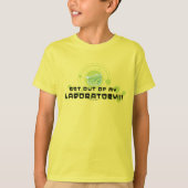 Dexter - ga uit mijn laboratorium!!! t-shirt (Voorkant)