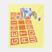 Dexter "Genius At Work" Fleece Deken (Voorkant)