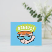 Dexter "Genius" Callout Graphic Briefkaart (Staand voorkant)