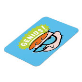 Dexter "Genius" Callout Graphic Magneet (Linkerzijde)