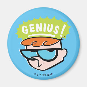 Dexter "Genius" Callout Graphic Magneet