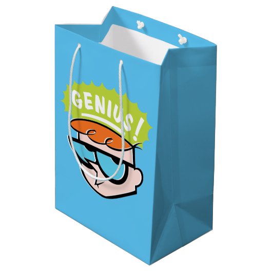 Dexter "Genius" Callout Graphic Medium Cadeauzakje (Achterkant Gekanteld)