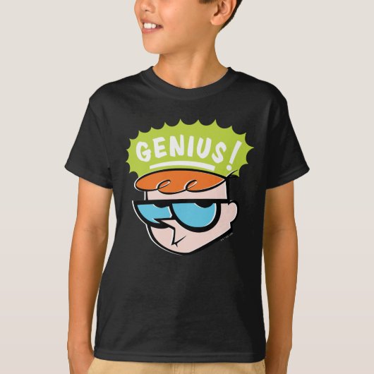 Dexter "Genius" Callout Graphic T-shirt (Voorkant)