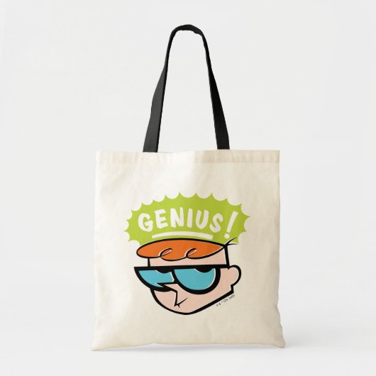 Dexter "Genius" Callout Graphic Tote Bag (Voorkant)