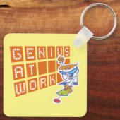 Dexter "Genius op het werk" Sleutelhanger (Achterkant)