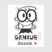 Dexter "Genius" Overzicht Grafisch Sticker (Vel)