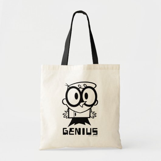 Dexter "Genius" Overzicht Grafisch Tote Bag (Voorkant)