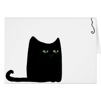 Dexter la grosse carte de chat noir