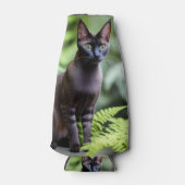 Dexter Le Chat Siamois Noir, Glacière De Bouteille (Devant)