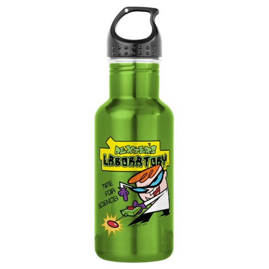 Dexter met afstandsbediening waterfles  (Voorkant)