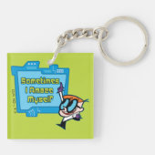 Dexter - Sometimes I Amaze Myself Sleutelhanger (Achterkant)
