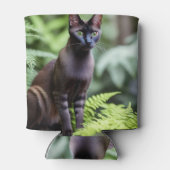 Dexter The Black Siamese Cat, Koelbox Blikjeskoeler (Achterkant)