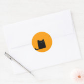 Dexter the Fat Black Cat Sticker (aanpasbaar) (Envelop)