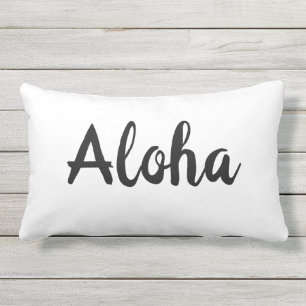 D'extérieur Aloha coussin blanc - extérieur