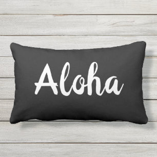 D'extérieur Aloha coussin de noir - extérieur