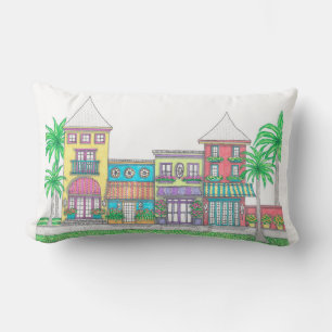 D'extérieur Boutiques tropicales Coussin Lumbar vert