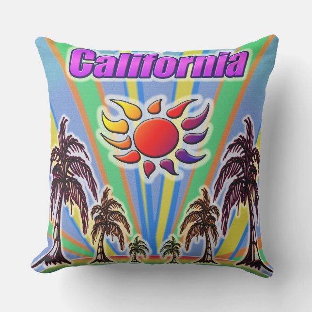 D'extérieur California Summer Love Coussin (Recto)