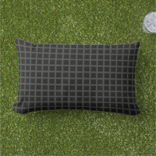 D'extérieur Coussin de grille noire 13 pouces x 21 pouces