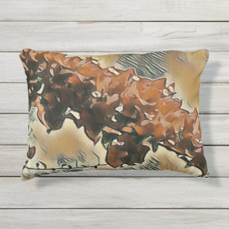 D'extérieur Coussin de jeté en art de rosier