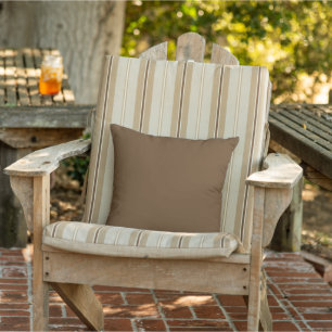 D'extérieur Coussin de lancer extérieur marron foncé