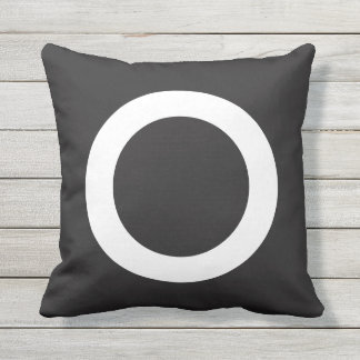 D'extérieur Coussin drôle de jeu de riens et de croix de