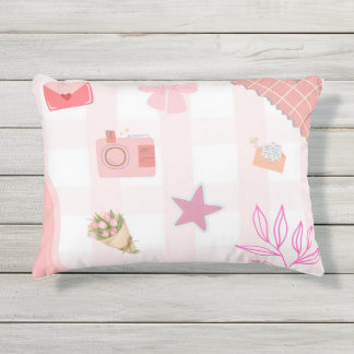 D'extérieur Coussin esthétique tout rose
