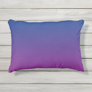 D'extérieur Coussin extérieur bleu-foncé et pourpre d'Ombre