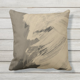 D'extérieur Coussin extérieur de décor de taupe de bruns