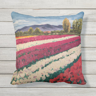 D'extérieur Coussin extérieur de "tulipes"