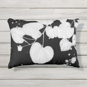 D'extérieur coussin extérieur design noir et blanc